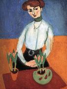 Henri Matisse Girls and tulip oil painting on canvas